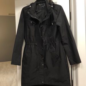 Black rain coat